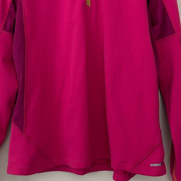 Salomon Long Sleeve 1/4 Zip Pullover Shirt base layer running Gorpcore pink L - Picture 6 of 13